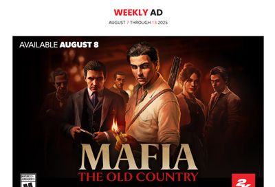GameStop Flyer August 7 to 13