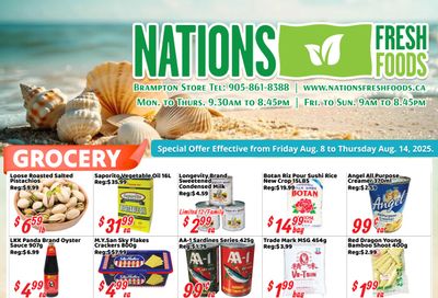 Nations Fresh Foods (Brampton) Flyer August 8 to 14