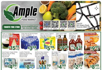Ample Food Market (North York) Flyer August 8 to 14