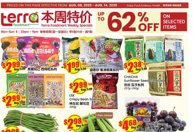 Terra Foodmart Flyer August 8 to 14