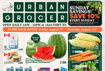 Urban Grocer Flyer August 8 to 14