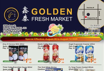 Golden Fresh Market Flyer August 8 to 14