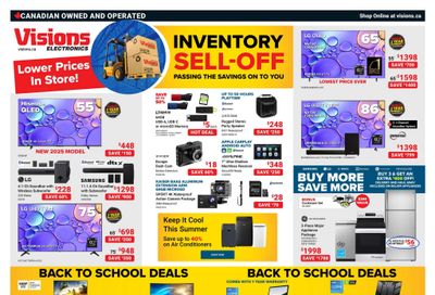 Visions Electronics Flyer August 8 to 14