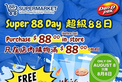 88 Supermarket Flyer August 8 to 14