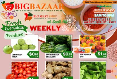 Big Bazaar Canada Flyer August 8 to 14