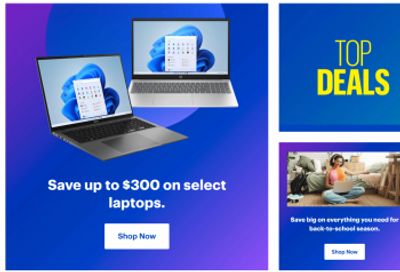 Best Buy Canada: Save up to $300 on Select Laptops + Top Deals