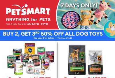 PetSmart Flyer August 11 to 17