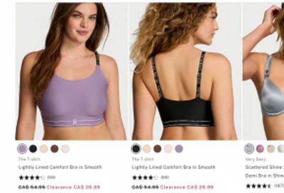 Victoria’s Secret Canada: Get up to $50 Off Your Purchase When You Spend $200 + Clearance up to 75% off