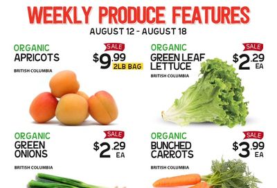 Pomme Natural Market Weekly Produce Flyer August 12 to 18