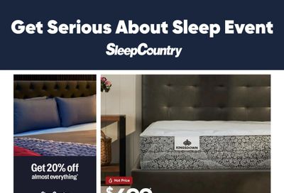 Sleep Country Flyer August 13 to 19