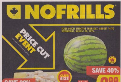 No Frills Ontario Flyer Sneak Peek August 14th – 20th