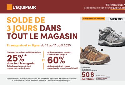 L'Équipeur Flyer August 14 to 20