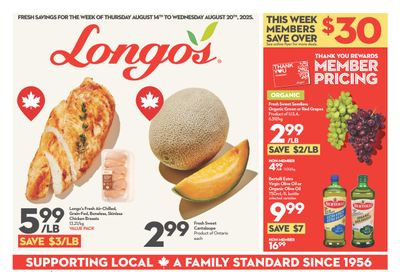 Longo's Flyer August 14 to 20