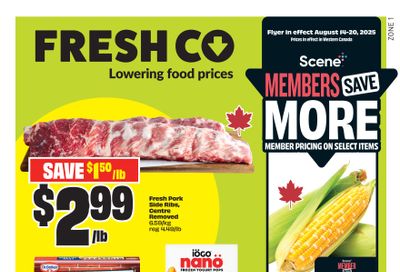 FreshCo (West) Flyer August 14 to 20