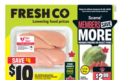 FreshCo (ON) Flyer August 14 to 20
