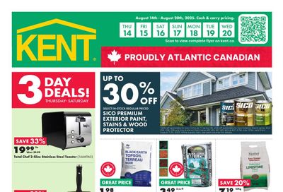 Kent Building Supplies Flyer August 14 to 20