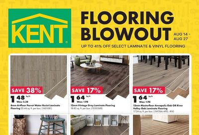 Kent Building Supplies Flyer August 14 to 27
