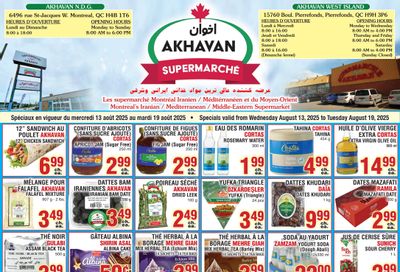 Akhavan Supermarche Flyer August 13 to 19