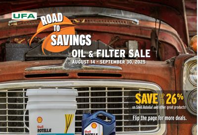 UFA Co-operative Limited Flyer August 14 to September 30