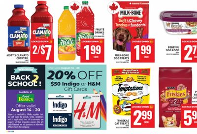 Food Basics & Metro Ontario: Save 20% on $50 H&M and Indigo Chapters Gift Cards