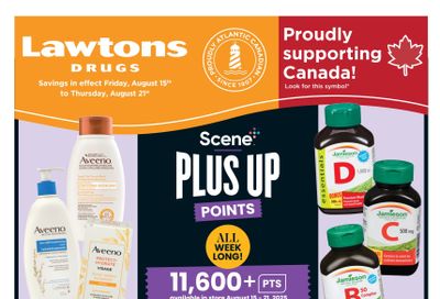 Lawtons Drugs Flyer August 15 to 21