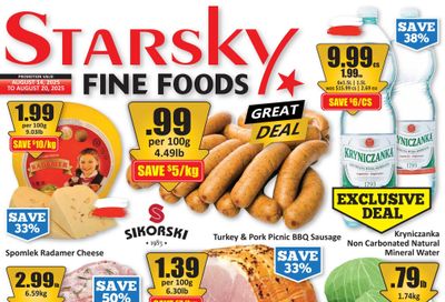 Starsky Foods Flyer August 14 to 20