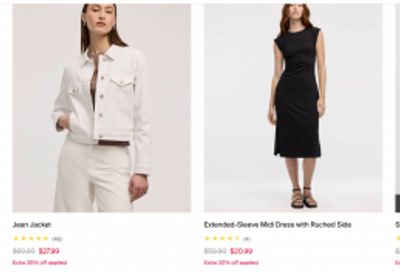 Reitmans Canada: Flash Sale 40% off Everything + Sale up to 70% off + Extra 30% off