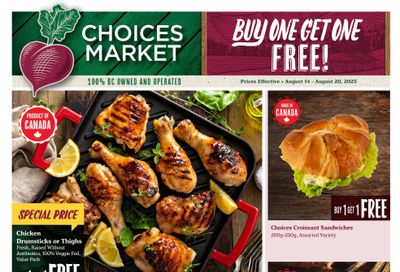 Choices Market Flyer August 14 to 20