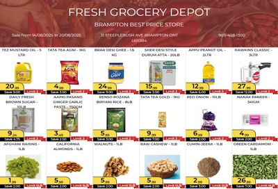 Fresh Grocery Depot Flyer August 14 to 20