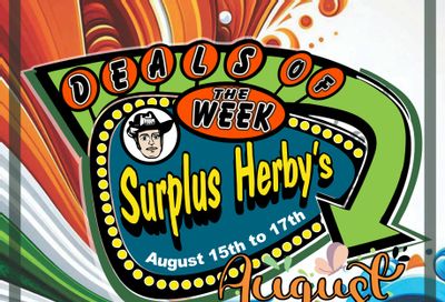 Surplus Herby’s Flyer August 15 to 17