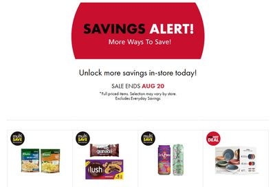 The Bargain Shop & Red Apple Stores Flyer August 14 to 20