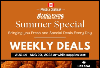 Basha Foods International Flyer August 14 to 20