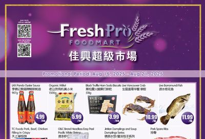 FreshPro Foodmart (Richmond Hill) Flyer August 15 to 21