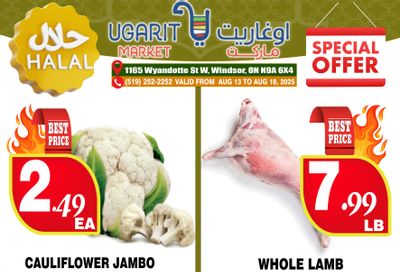 Ugarit Market Flyer August 13 to 18