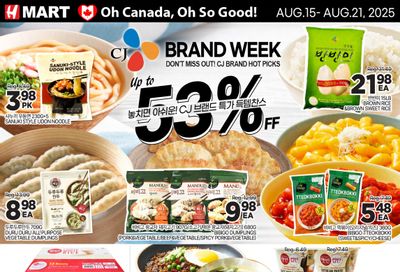 H Mart (ON) Flyer August 15 to 21