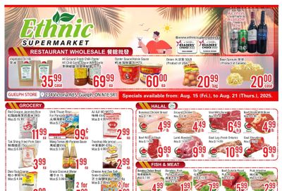 Ethnic Supermarket (Guelph) Flyer August 15 to 21
