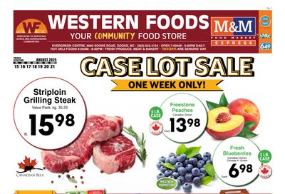 Western Foods Flyer August 15 to 21