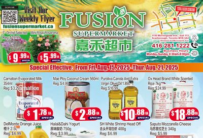 Fusion Supermarket Flyer August 15 to 21