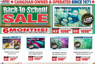 2001 Audio Video Flyer August 15 to 21