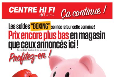 Centre Hi-Fi Flyer August 15 to 21
