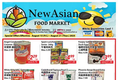 New Asian Food Market Flyer August 15 to 21