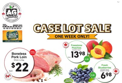 AG Foods Flyer August 15 to 21
