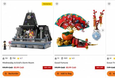 LEGO Canada: Current Offers and Sale