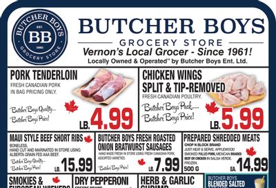 Butcher Boys Grocery Store Flyer August 15 to 21