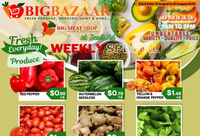 Big Bazaar Canada Flyer August 15 to 20