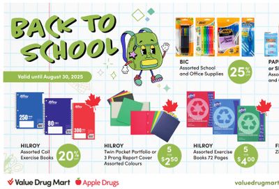 Apple Drugs Flyer August 17 to 30