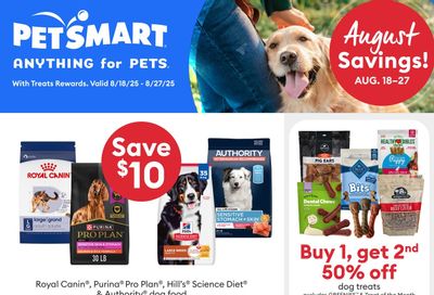 PetSmart Flyer August 18 to 27