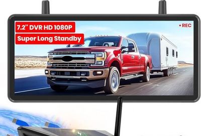 Amazon Canada Deals: Save 10% on AUTO-VOX 7.2″ DVR Solar Wireless Backup Camera No Wiring + More