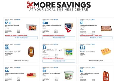 Costco Business Centre Instant Savings Flyer August 18 to 31