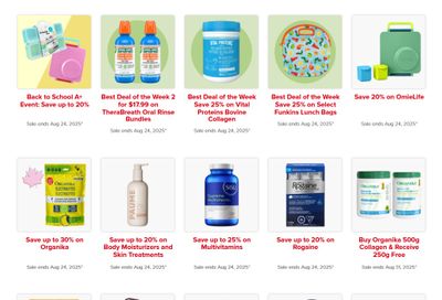 Well.ca Weekly Sales August 18 to 24